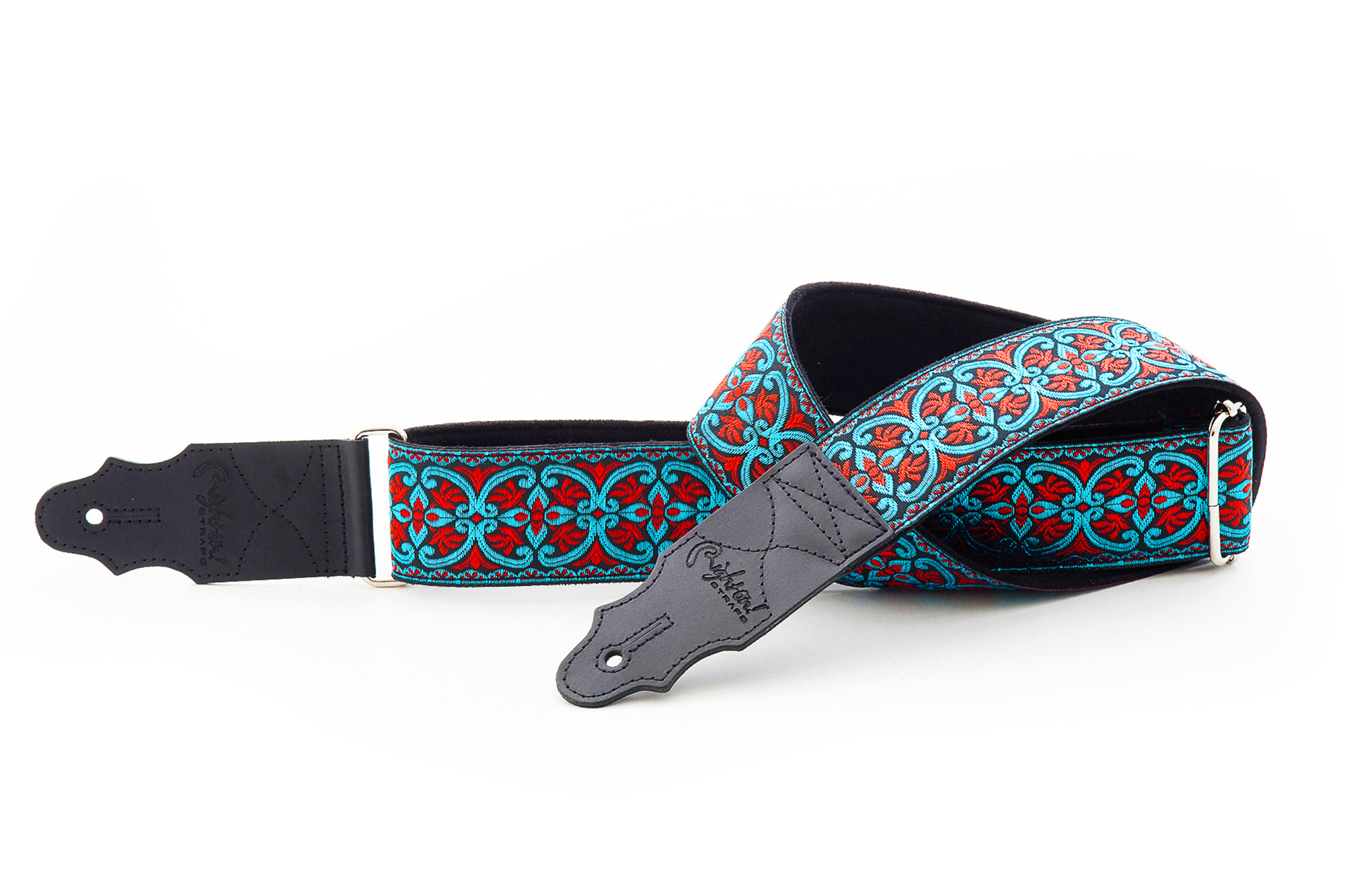 Righton Straps Courroie Vegan Righton Fillmore Ii Bleu - Gitaarriem - Variation 1