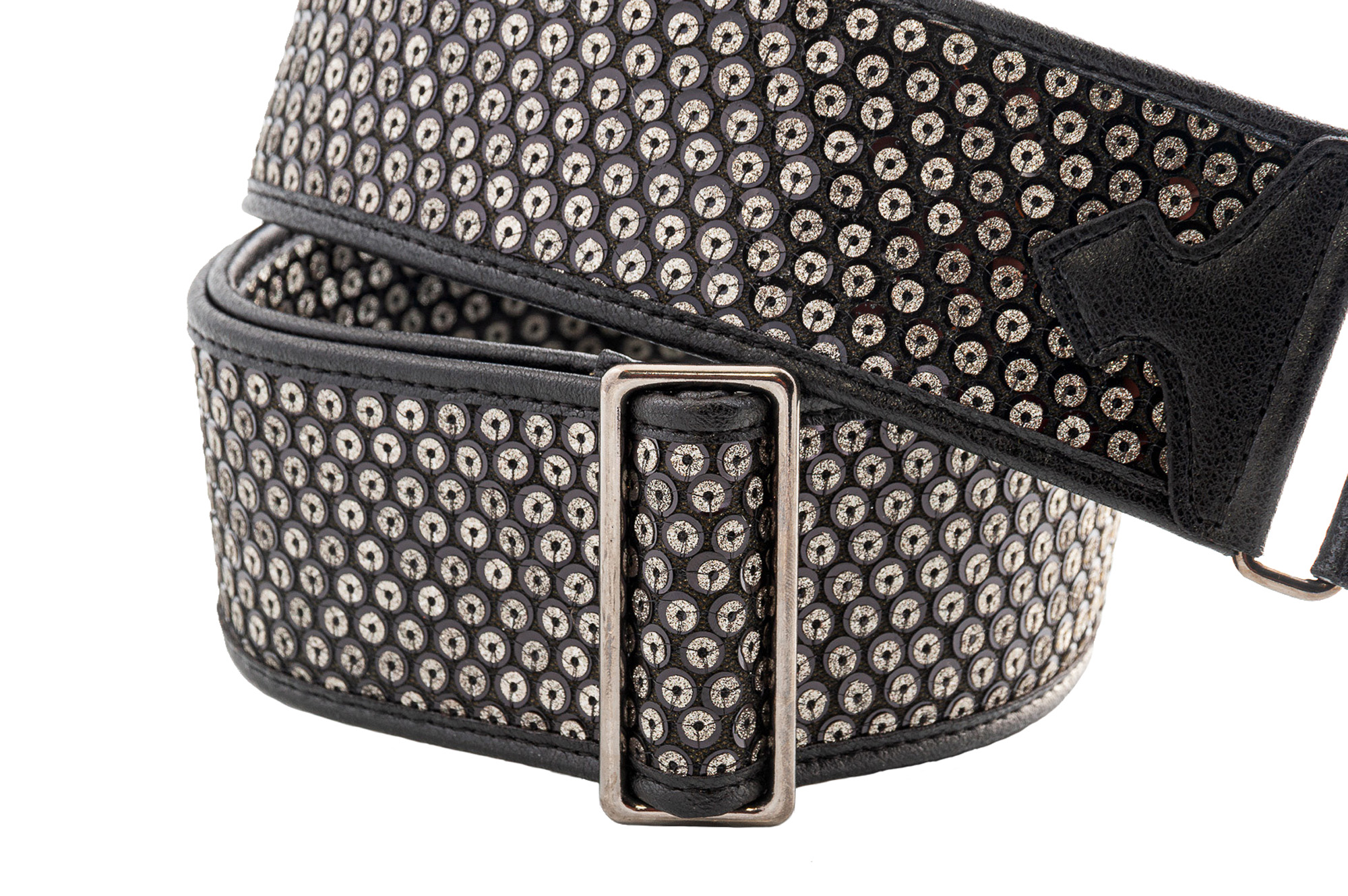 Righton Straps Courroie Vegan Righton Disco Noir - Gitaarriem - Variation 1