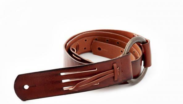 Righton Straps Courroie Cuir Legend Da Brun - Gitaarriem - Main picture