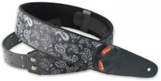 Righton Straps Courroie Vegan Paisley Noir - Gitaarriem - Main picture