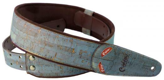 Righton Straps Courroie Vegan Righton Cork Teal - Gitaarriem - Main picture