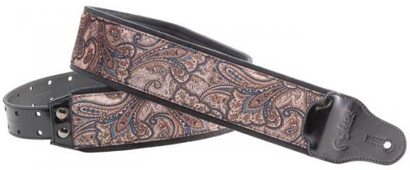 Righton Straps Courroie Velours Righton J-paisley Brun - Gitaarriem - Main picture