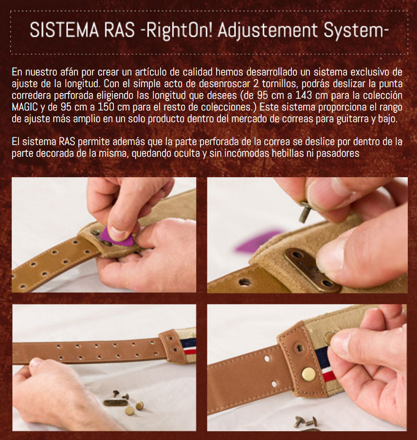 Righton Straps Mojo Maracaibo - Gitaarriem - Variation 1