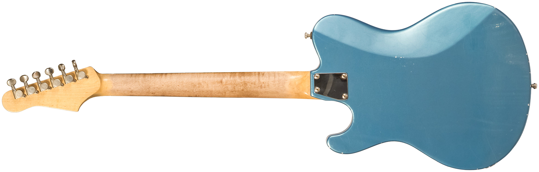 Roadrunner Federal Mod T 2s P90 Trem Rw #23111 - Pehlam Blue Light Relic - Retro-rock elektrische gitaar - Variation 1