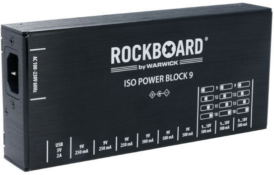 Rockboard Power Block Iso V9 Iec, 9 À 18v, 100/230 Volt - Pedalenvoeding - Main picture