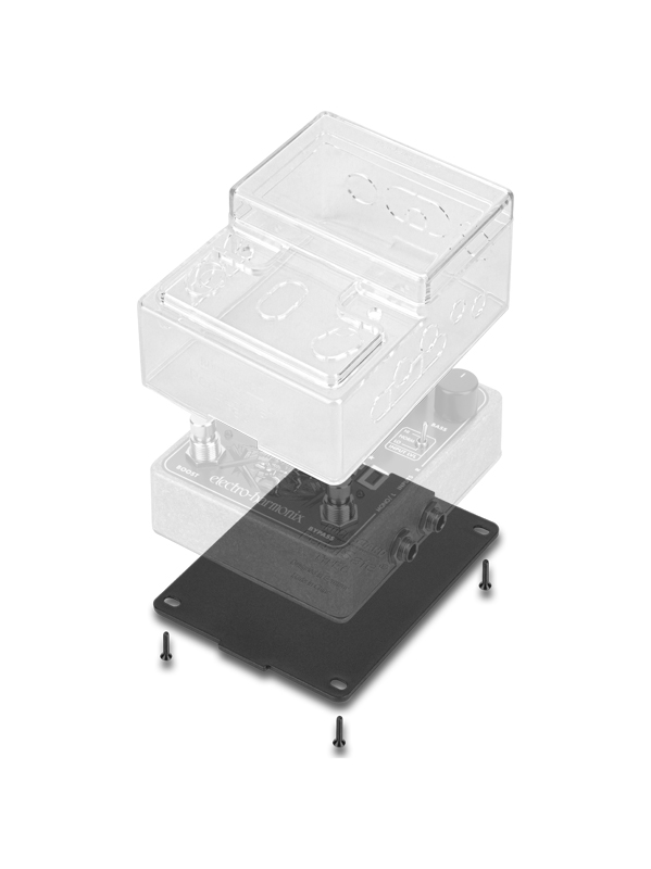 Rockboard Pedalsafe Type C Pour PÉdale Verticalement Large (mxr, Keeley, Jhs, Earthquacker) - Toebehoren en onderdelen voor effecten - Variation 4