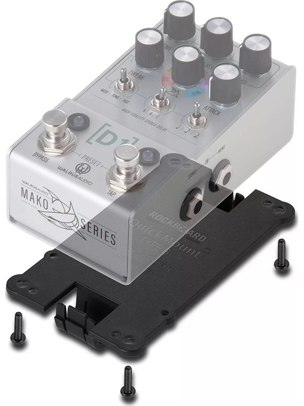 Rockboard Quickmount Type B1 Pour PÉdale Standard Friedman, Wampler Eq, Walrus Deep - Toebehoren en onderdelen voor effecten - Variation 2