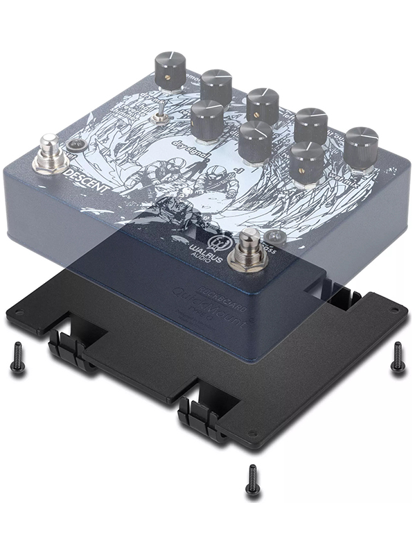 Rockboard Quickmount Type O Pour PÉdale Friedman Overdrive Deluxe, Walrus Descent - Toebehoren en onderdelen voor effecten - Variation 2