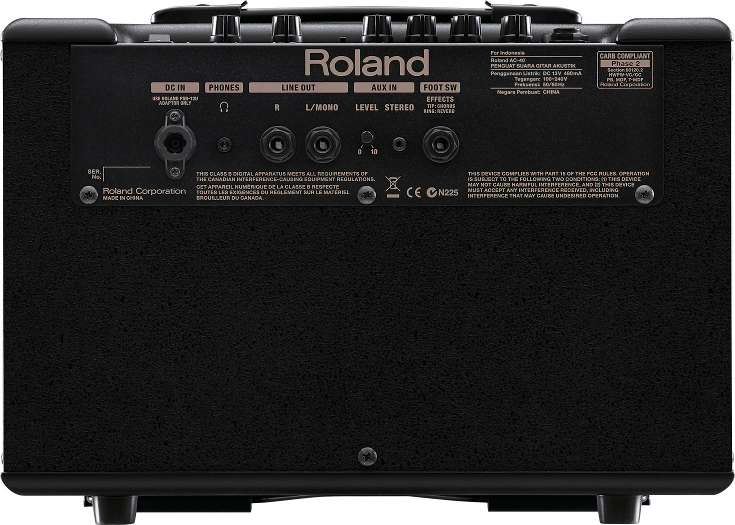 Roland Ac-40 Black - Combo voor akoestische gitaar - Variation 6
