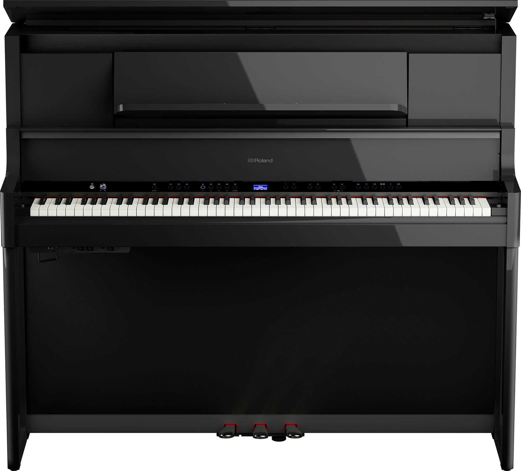 Roland Lx-9-pe - Polished Ebony - Digitale piano met meubel - Main picture