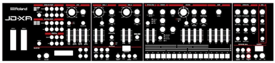 Roland Overlay Jd-xa - Onderdelen synth & keyboard - Main picture