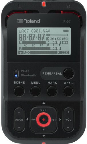Roland R-07-bk - Mobiele opnemer - Main picture