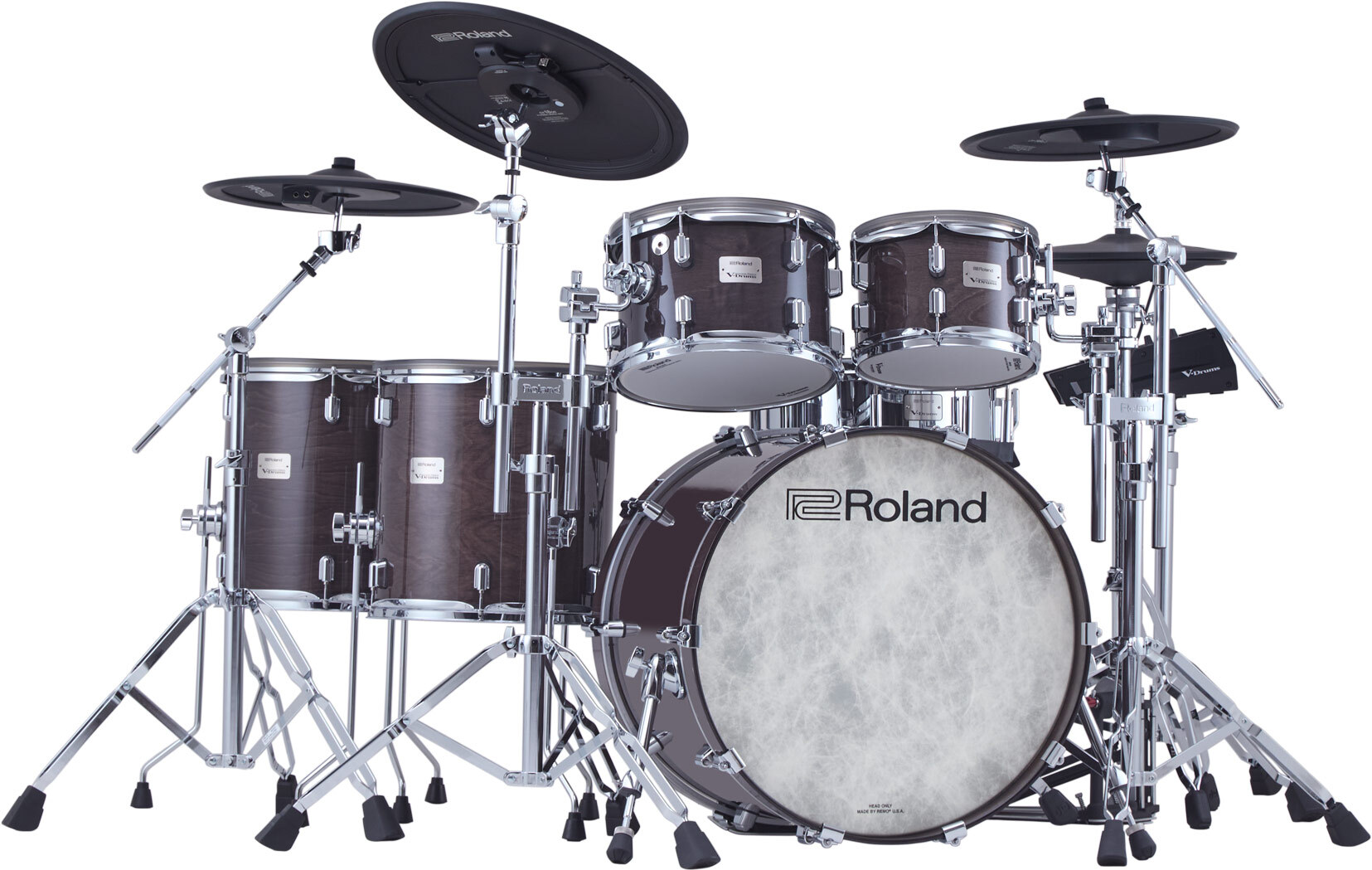 Roland Vad716 V-drums Kit - Gloss Ebony - Elektronisch drumstel - Main picture