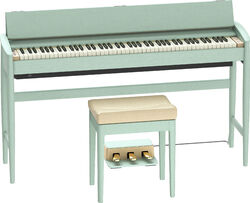 Digitale piano met meubel Roland KIYOLA KF-20 - Vert celadon