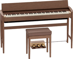 Digitale piano met meubel Roland KIYOLA KF-20 - Noisetier