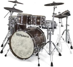 Elektronisch drumstel Roland VAD716 Batterie V-Drums Acoustic Design Gloss Ebony