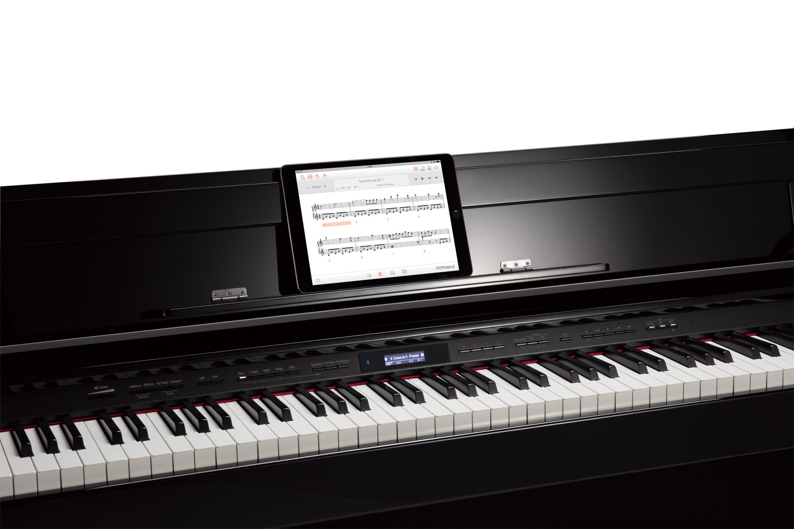 Roland Dp603 - Polished White - Digitale piano met meubel - Variation 4