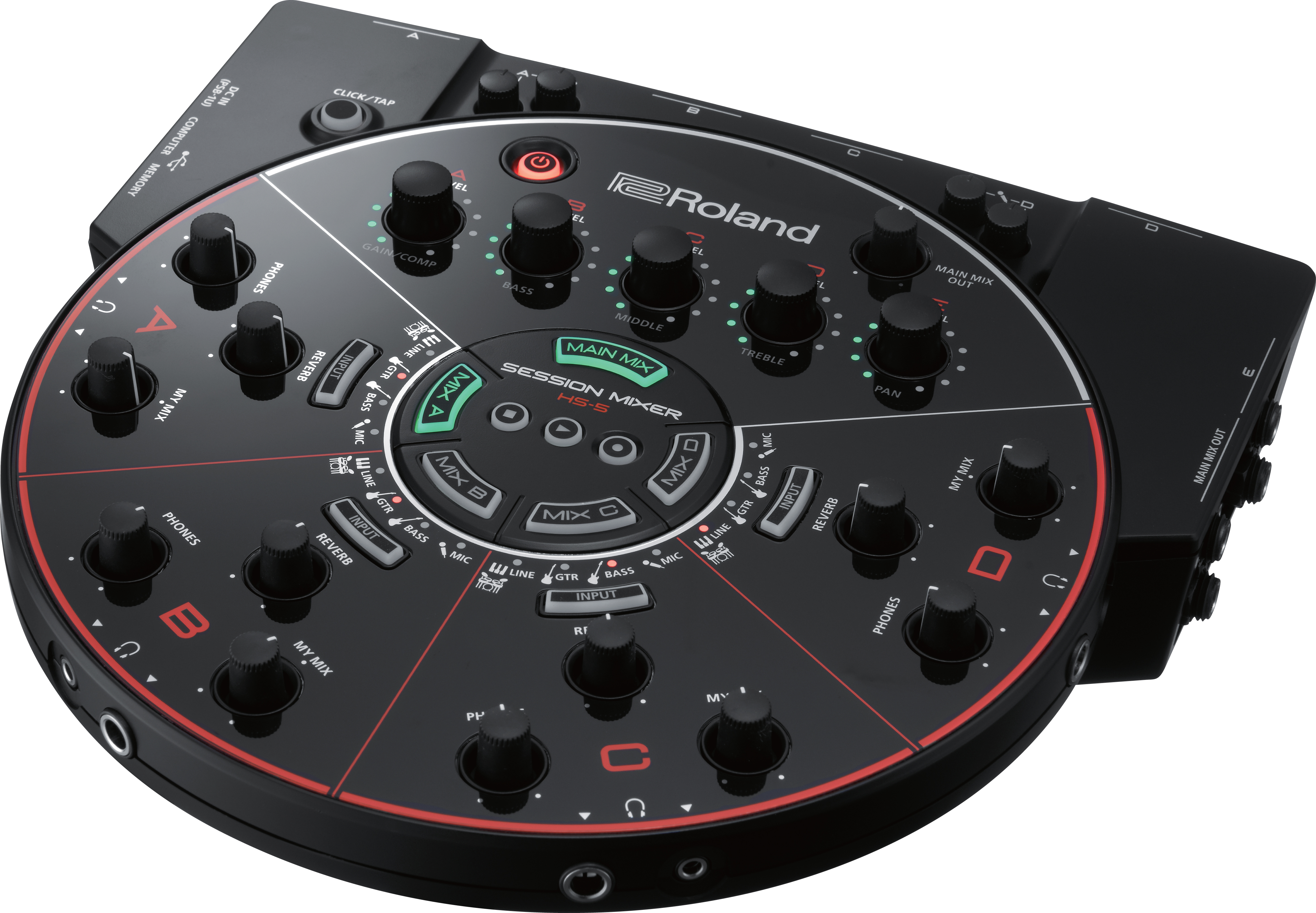 Roland Hs 5 Session Mixer - Monitor controller - Variation 1