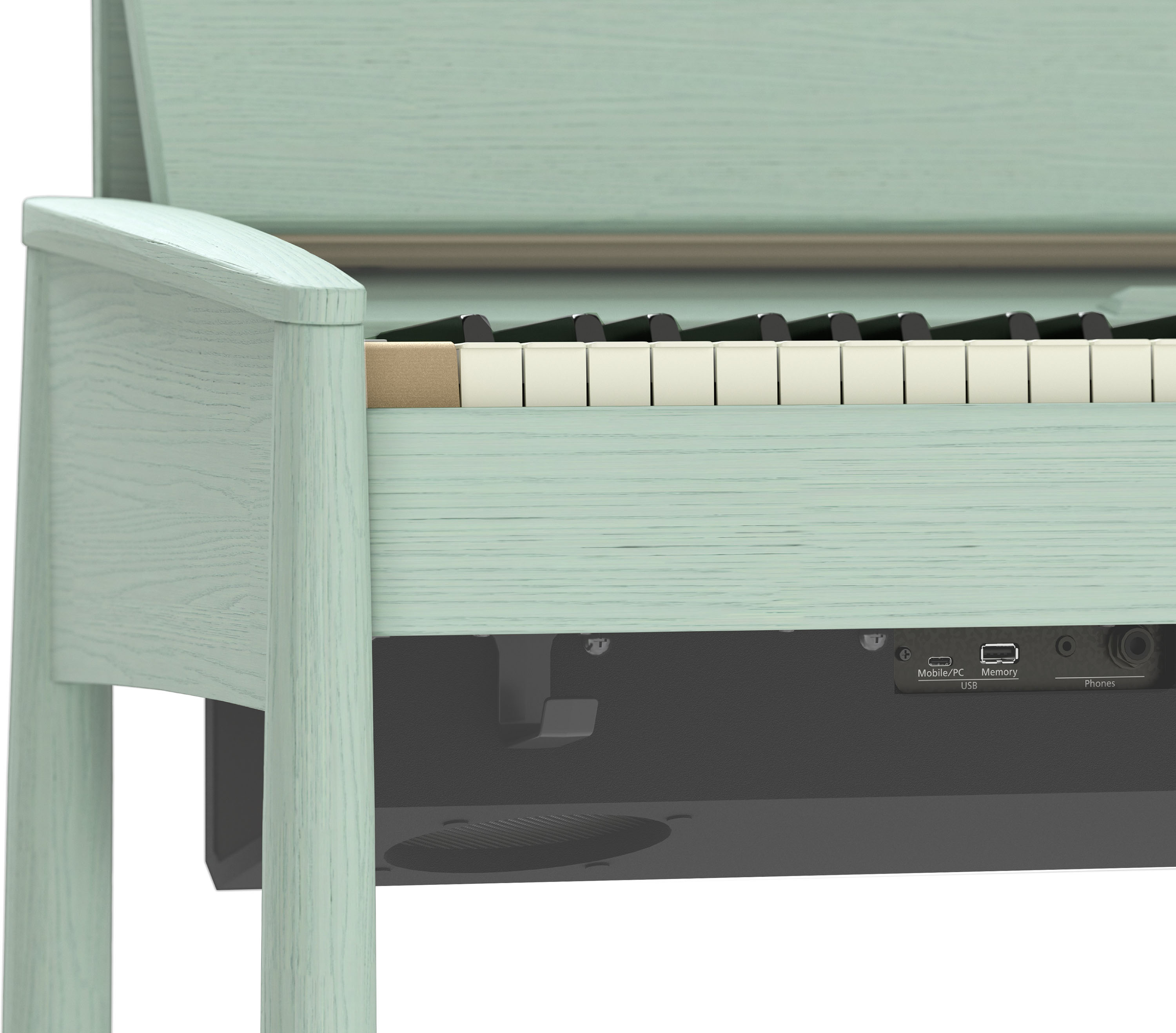 Roland Kiyola Kf-20 - Vert Celadon - Digitale piano met meubel - Variation 15