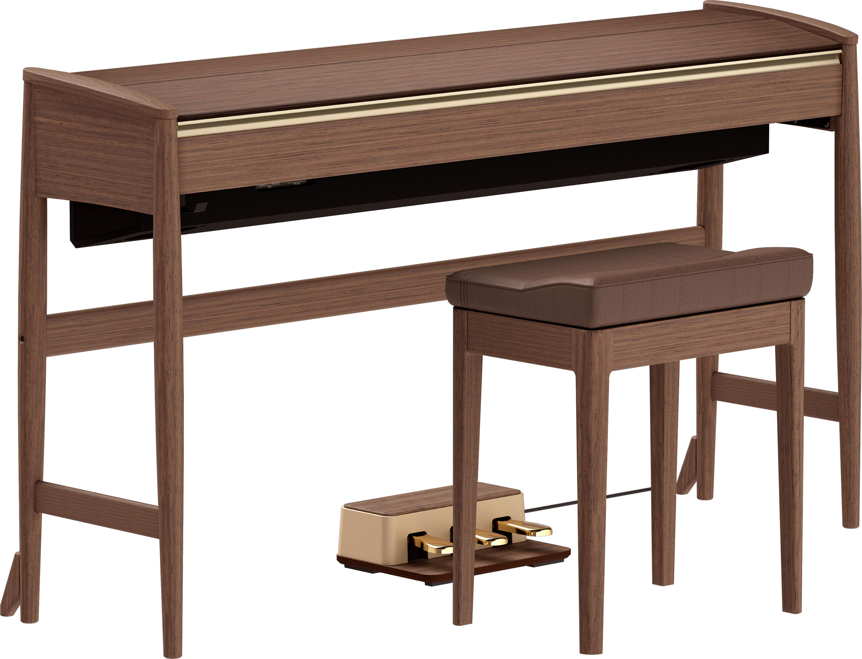 Roland Kiyola Kf-20 - Noisetier - Digitale piano met meubel - Variation 6