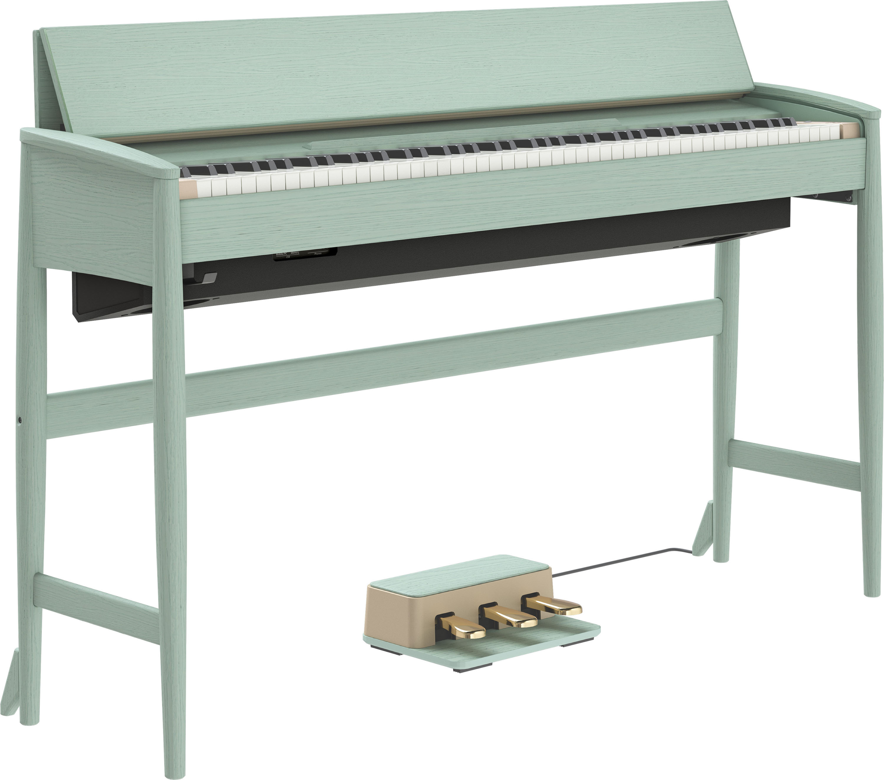 Roland Kiyola Kf-20 - Vert Celadon - Digitale piano met meubel - Variation 8