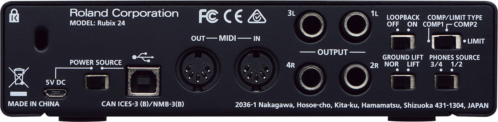 Roland Rubix24 - USB audio-interface - Variation 1