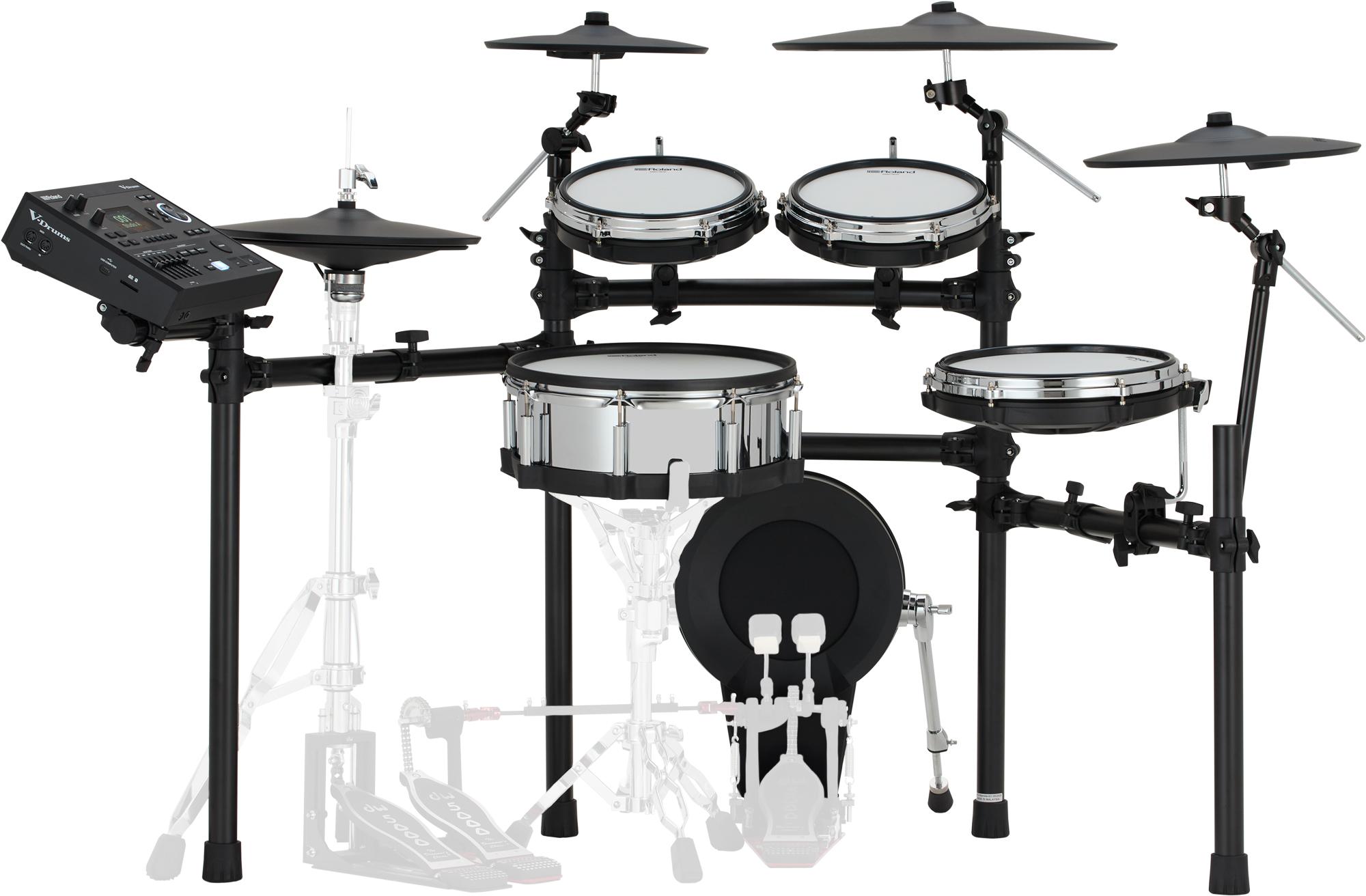 Roland Td-516 V-drums Bundle Complet - X-hp1 + Vic5a + Hp600d + Hh205 + Hs40wn + Ht130 - Drum Promo Set - Variation 1