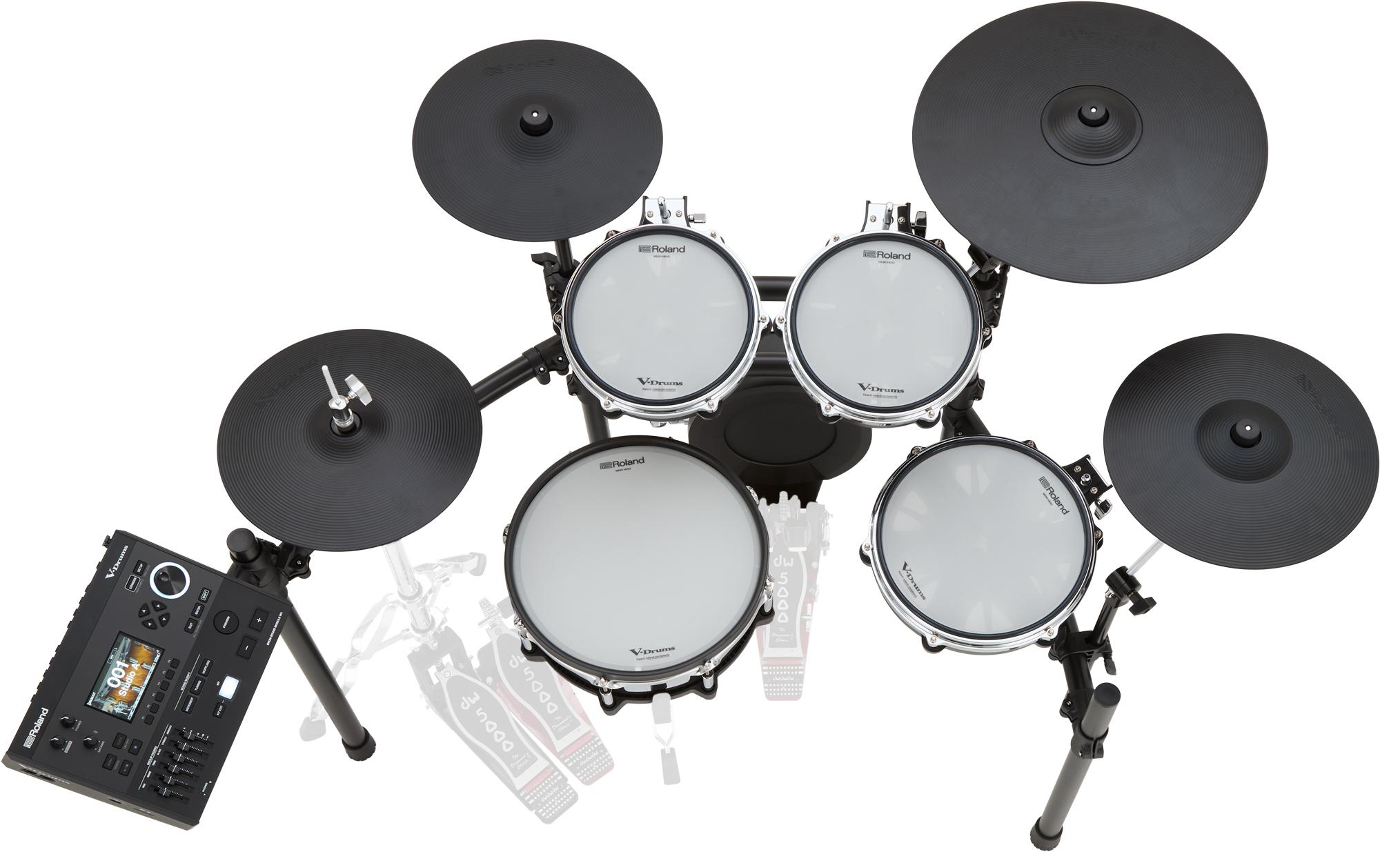 Roland Td-516 V-drums Bundle Complet - X-hp1 + Vic5a + Hp600d + Hh205 + Hs40wn + Ht130 - Drum Promo Set - Variation 3