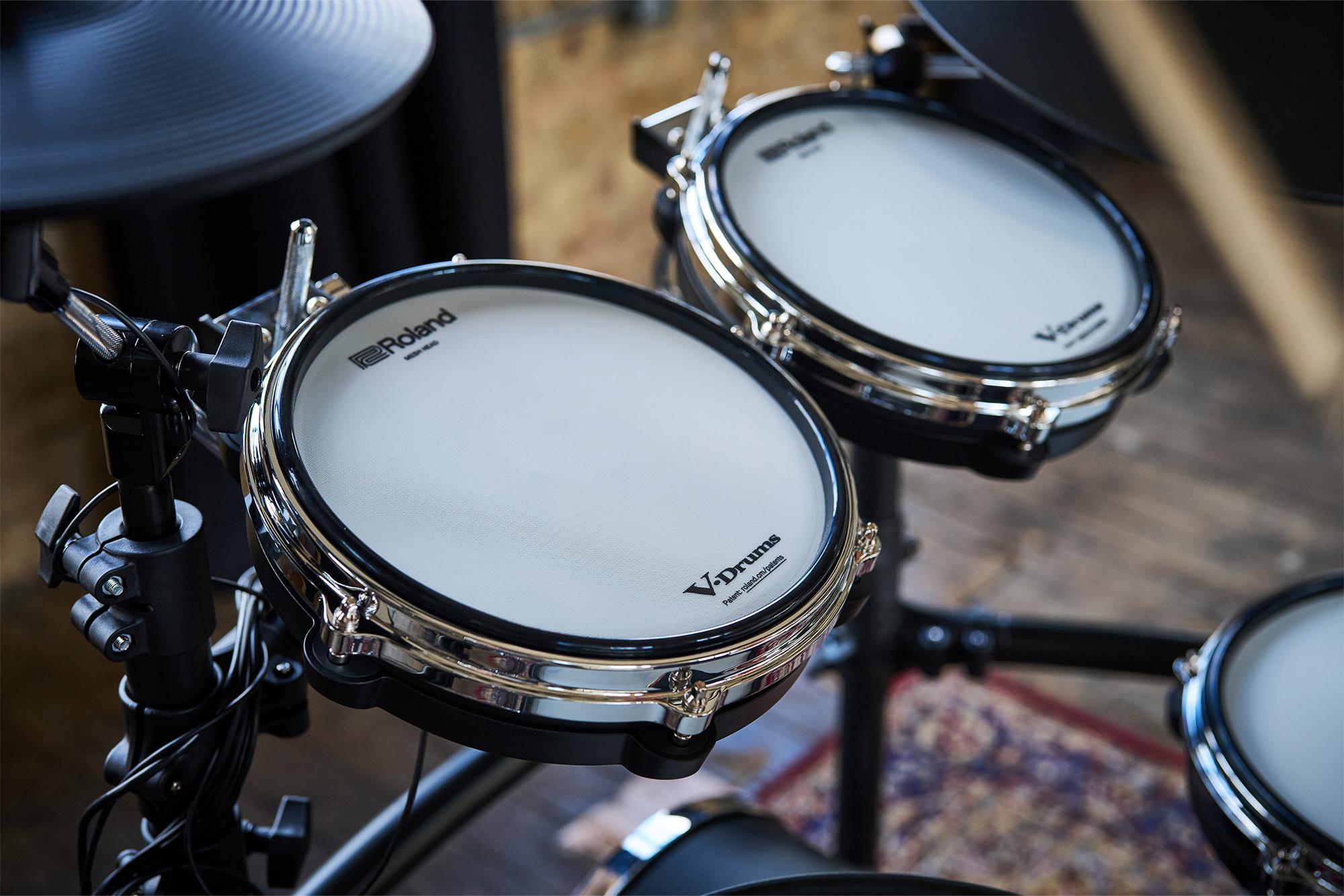 Roland Td-516 V-drums Bundle Complet - X-hp1 + Vic5a + Hp600d + Hh205 + Hs40wn + Ht130 - Drum Promo Set - Variation 8