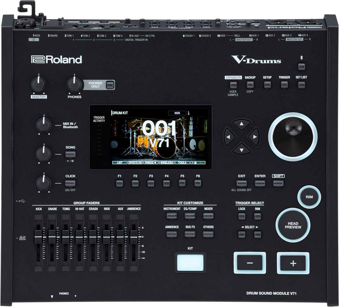 Roland Vad716 V-drums Kit - Gloss Cherry - Elektronisch drumstel - Variation 4