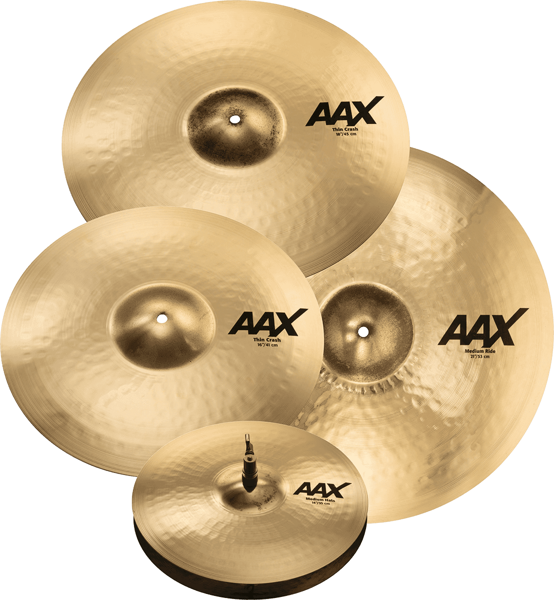 Sabian Pack 4 Cymbales Aax - 14 - Bekkens set - Variation 1