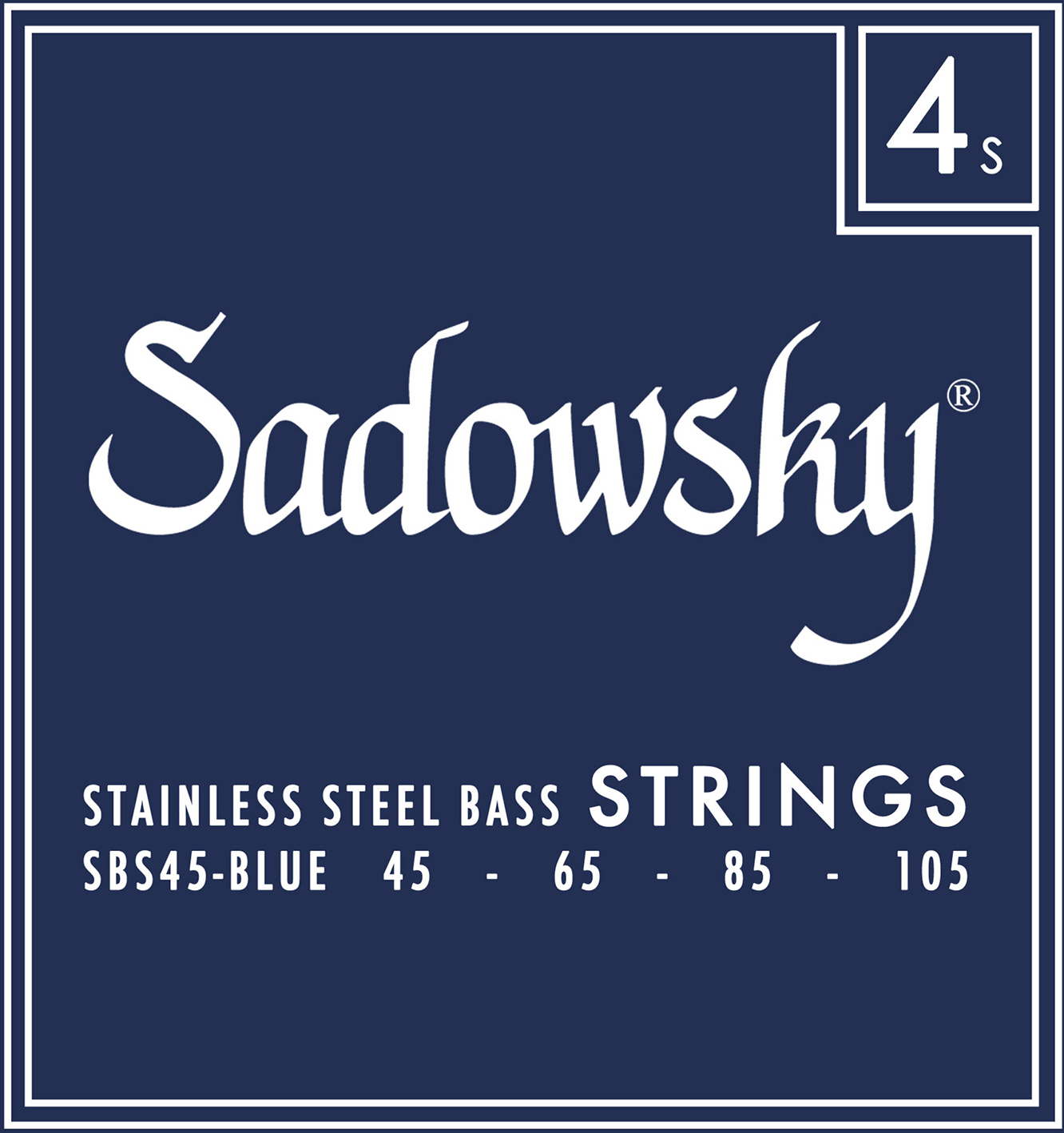Sadowsky Sbs 45 Blue Label Stainless Steel Electric Bass 45-105 - Elektrische bassnaren - Main picture