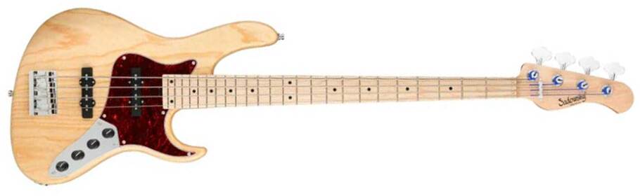 Sadowsky Vintage J/j Bass 24 Fret Ash 4c Metroline All Active Mn - Natural Satin - Solid body elektrische bas - Main picture