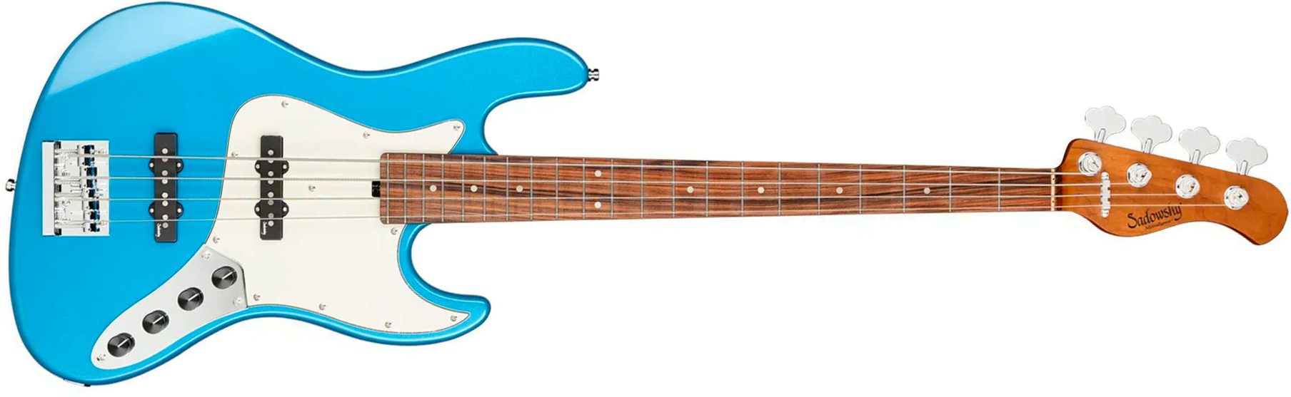 Sadowsky Vintage Jj Bass 21f 4c Metroexpress Mor - Ocean Blue Metallic - Solid body elektrische bas - Main picture