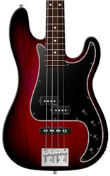 Solid body elektrische bas Sadowsky Metroline 21-Fret Hybrid P/J Bass Alder (4-String, Germany, MOR) - Burgundy blackburst transparent satin