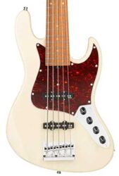 Solid body elektrische bas Sadowsky MetroExpress 21-Fret Vintage J/J Bass (MOR) - Olympic white