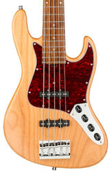 Solid body elektrische bas Sadowsky MetroLine 21-Fret Vintage J/J Bass Alder (5-String, Germany, Morado) - Natural Transparent Satin
