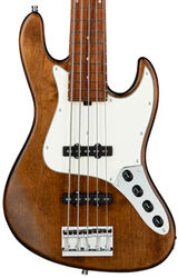 Solid body elektrische bas Sadowsky MetroLine 21-Fret Vintage J/J Bass Alder (5-String, Germany, Morado) - Antique Tobacco Transparent Satin