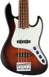 Solid body elektrische bas Sadowsky MetroLine 21-Fret Vintage J/J Bass Alder (5-String, Germany, Morado) - Almond Sunburst Transparent Satin