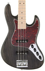 Solid body elektrische bas Sadowsky Metroline 21-Fret Vintage J/J Bass Ash (4-String, MN, Germany ) - Nirvana Black Transparent Satin