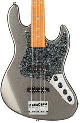 Solid body elektrische bas Sadowsky MetroExpress 21-Fret Vintage J/J Bass (4-String, MN) - Silver metallic