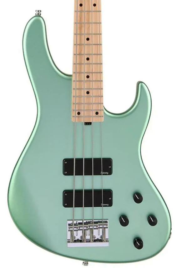 Solid body elektrische bas Sadowsky MetroLine 24-Fret Modern Bass, Ash, 4-String (Germany, MN) - Solid Sage Green Metallic Satin