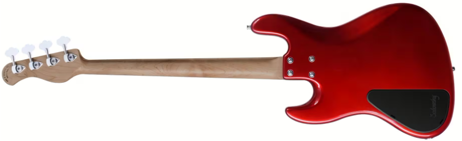 Sadowsky Hybrid Pj Bass 21 Fret 4c Metroexpress V2 Pf - Candy Apple Red - Solid body elektrische bas - Variation 1