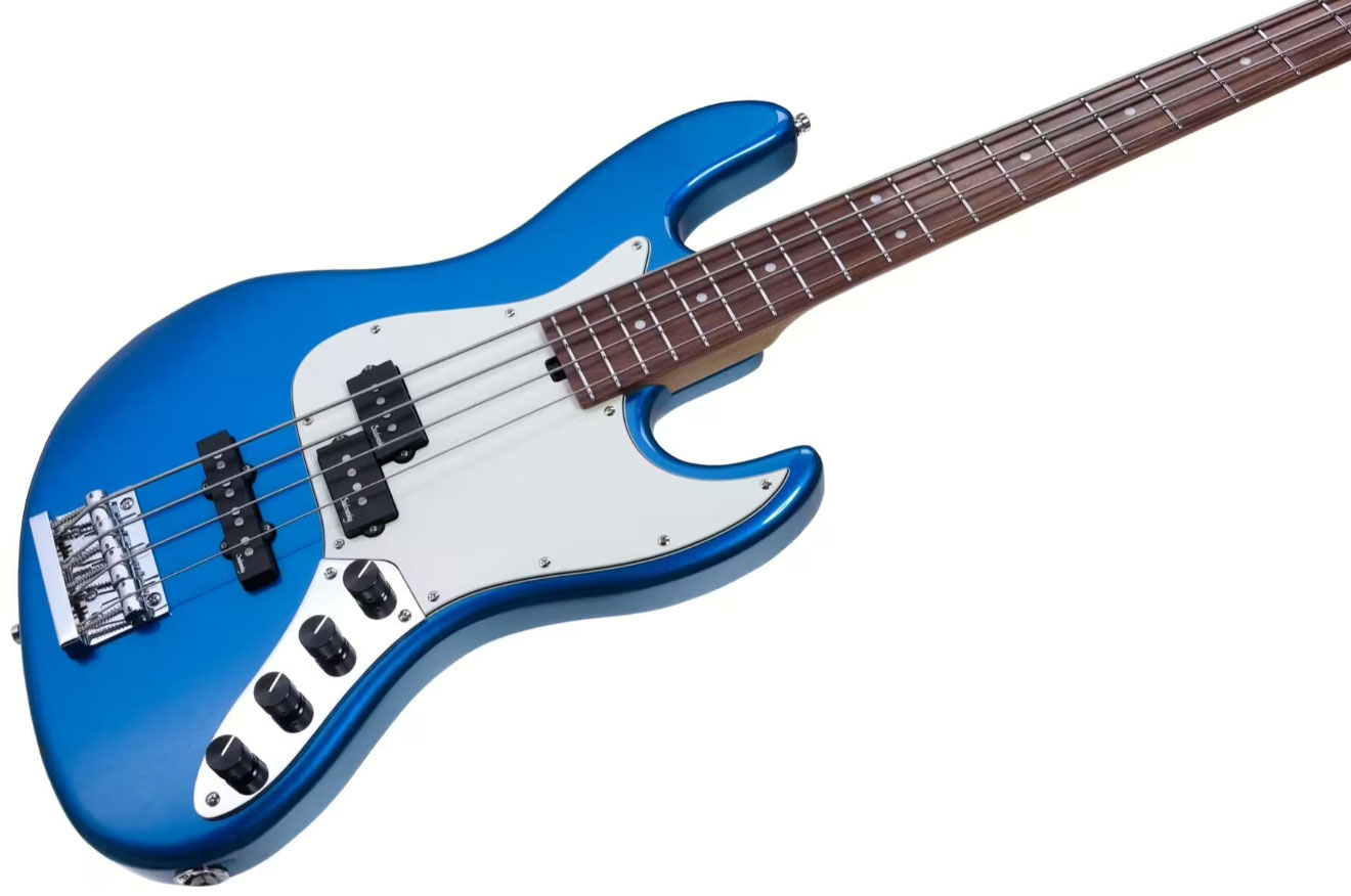 Sadowsky Hybrid Pj Bass 21 Fret 4c Metroexpress V2 Pf - Ice Blue Metallic - Solid body elektrische bas - Variation 2