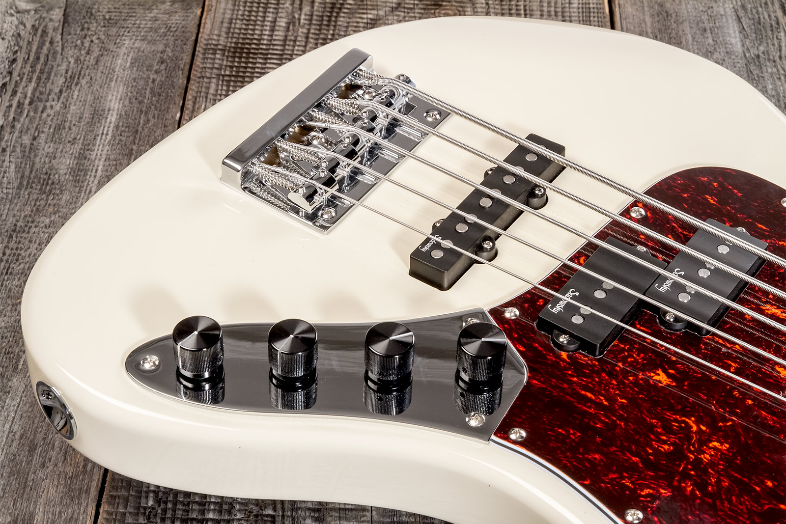 Sadowsky Hybrid Pj Bass 21 Fret 5c Metroexpress V2 Pf - Olympic White - Solid body elektrische bas - Variation 3