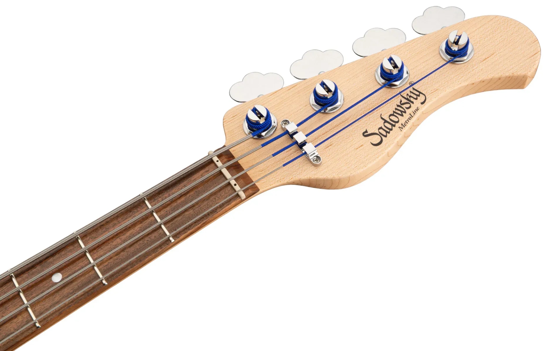 Sadowsky Hybrid Pj Bass 21 Fret Alder 4c Metroline All Active Mor - Burgundy Blackburst Transparent Satin - Solid body elektrische bas - Variation 2