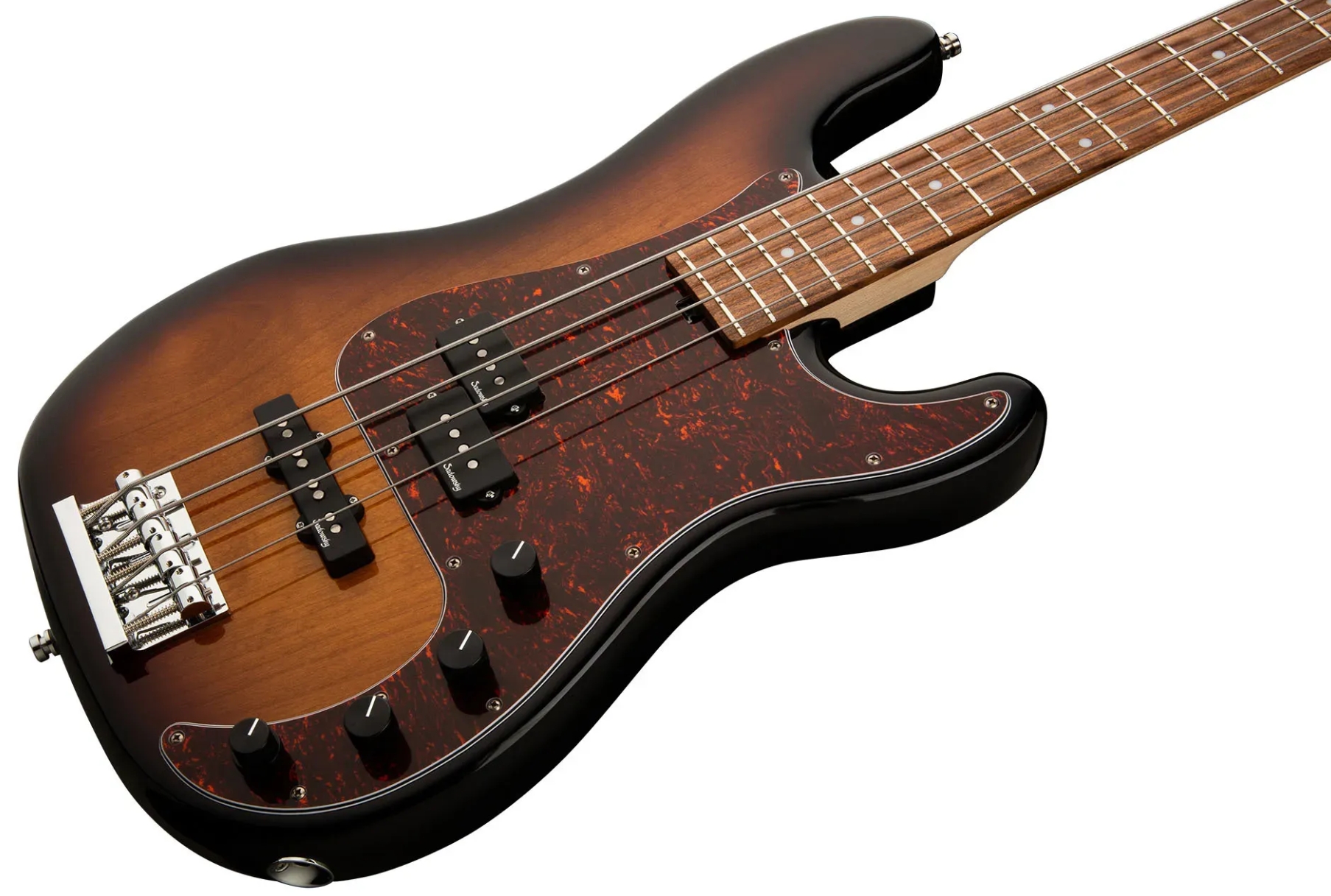 Sadowsky Hybrid Pj Bass 21 Fret Alder 4c Metroline All Active Mor - '59 Burst Transparent - Solid body elektrische bas - Variation 2