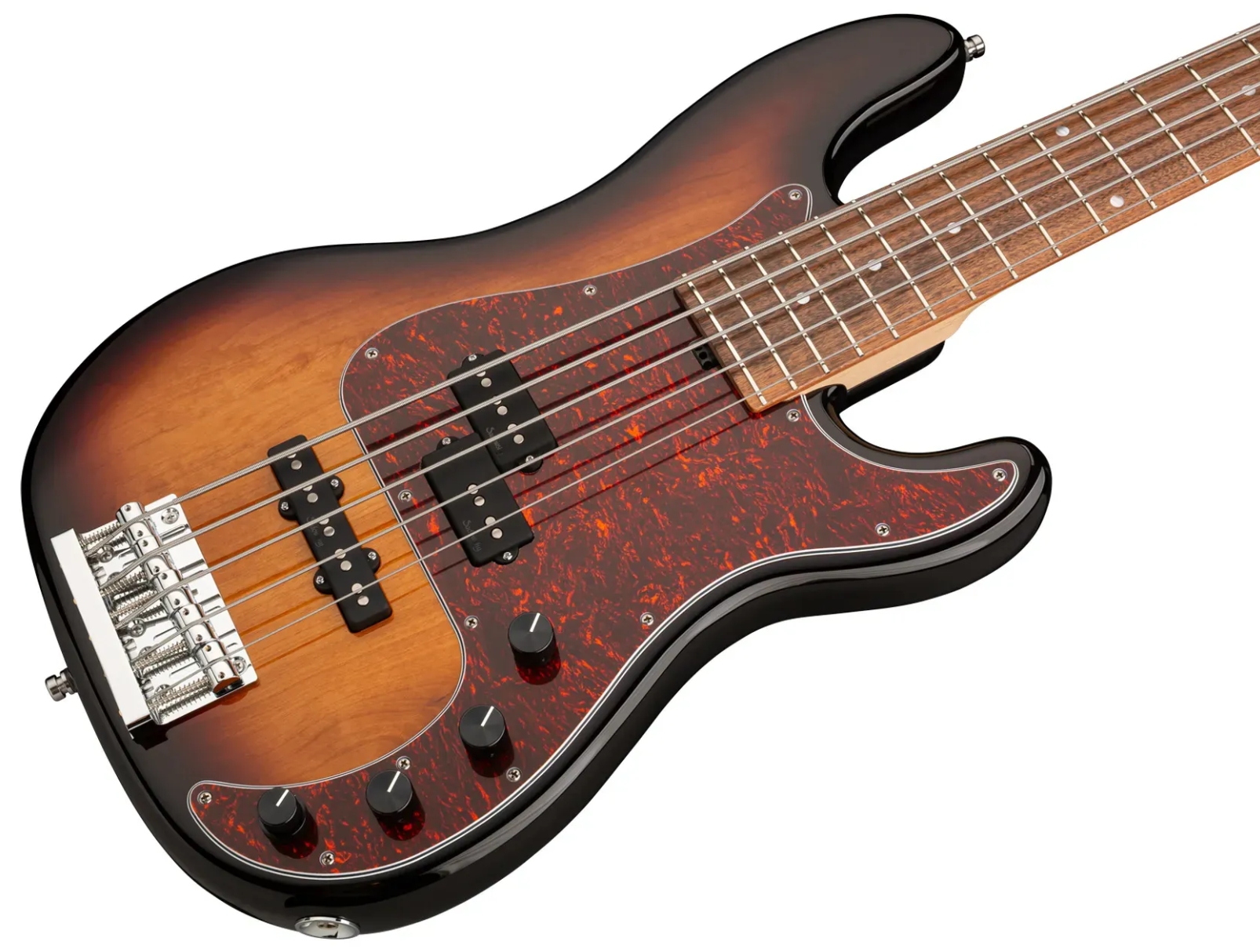 Sadowsky Hybrid Pj Bass 21 Fret Alder 5c Metroline All Active Mor - '59 Burst Transparent - Solid body elektrische bas - Variation 2
