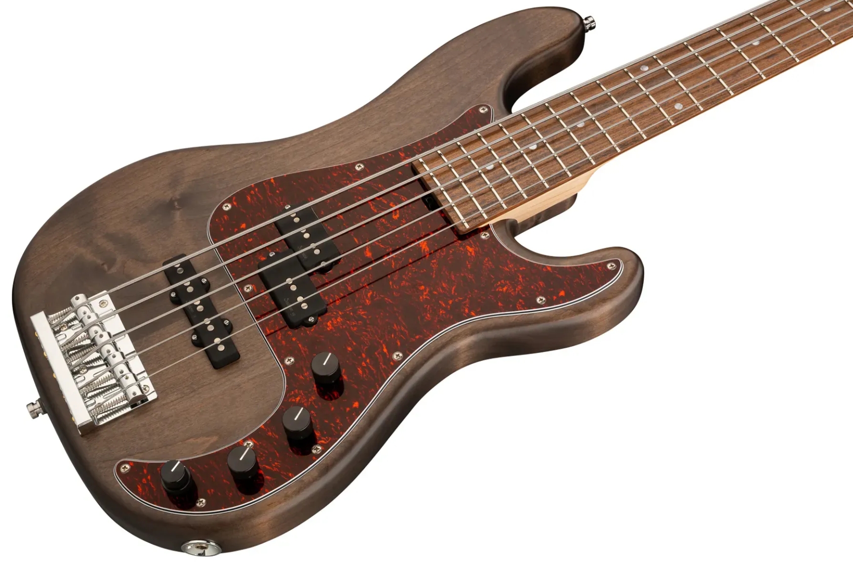 Sadowsky Hybrid Pj Bass 21 Fret Alder 5c Metroline All Active Mor - Nirvana Black Transparent Satin - Solid body elektrische bas - Variation 2