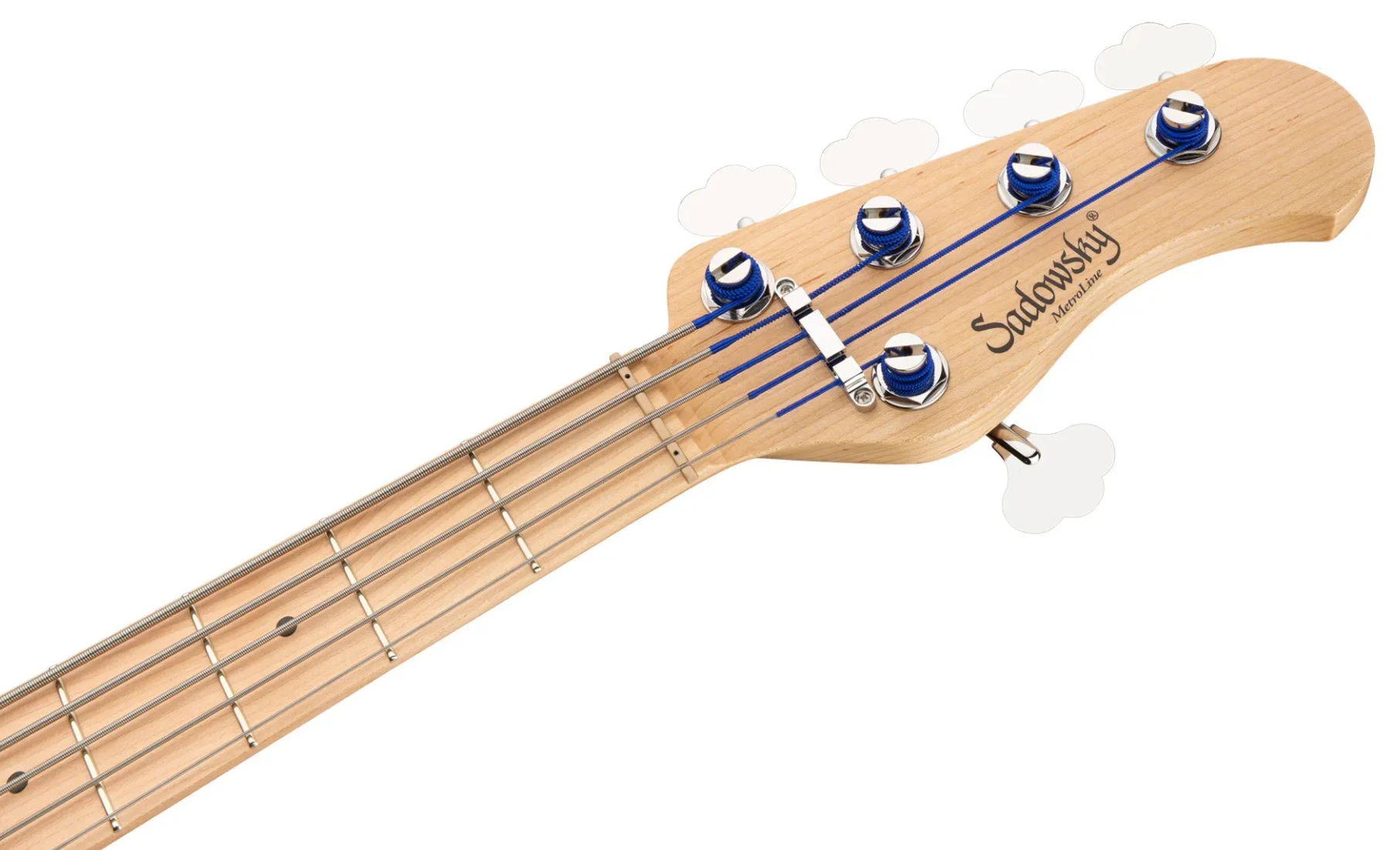 Sadowsky Hybrid Pj Bass 21 Fret Ash 5c Metroline All Active Mn - Natural Transparent Satin - Solid body elektrische bas - Variation 4